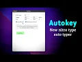 New nitro type AUTO TYPER - Autokey
