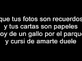 Gera mxm Buenos tiempos letra