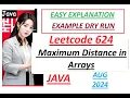 Maximum Distance in Arrays Leetcode 624 Java Code Developer Coder