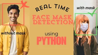 Face mask detection Python project Deep learning
