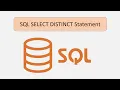 SQL Select Distinct Statement SQL Tutorial for Beginners