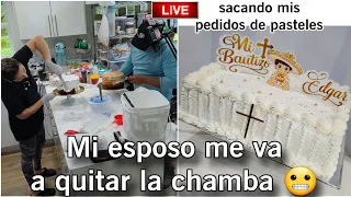 😫 Me pidieron este pastel sin nada de decoración / creo que es más difícil entregar un pastel así
