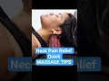 Neck Massage Technique Release Tension Pain Correct Forward Head Posture 2025