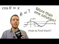 How to find all solutions of the arccos function