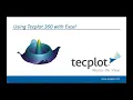 How to use the Tecplot 360 Excel Add-in