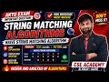 Naive Algorithm String Matching Algorithms Step-by-Step Solved Example DAA
