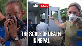 Nepal floods: The grim task of dealing with hundreds of bodies