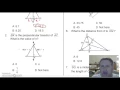 Geometry Unit 5 Test A problems 1-3