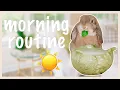 Bunny Morning Routine