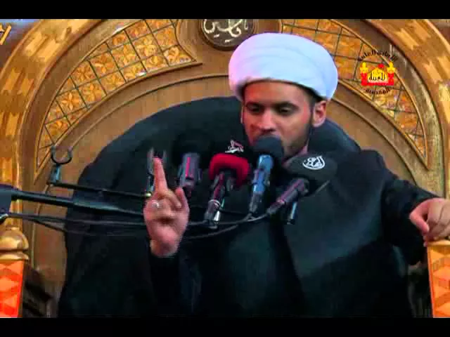 ⁣الشيخ سلام العسكري في العتبة الحسينية  شهر محرم الحرام 1436 هـ الليلة 3