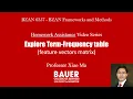 BZAN6357 Framework HW Assist - Explore examine term-frequency table Bauer UH BZAN PythonBA