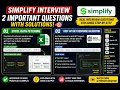 Simplify Interview Experience 2 Java Coding Questions Every SDET Should Know
