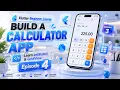 Build a Modern Flutter Calculator App using StatefulWidget setState GridView builder
