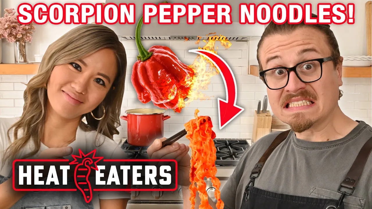 Joshua Weissman Makes Spicy Instant Noodles GOURMET!   Heat Eaters