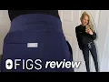 FIGS JOGGER SCRUB PANTS REVIEW comparing FIGS to Cherokee Infinity joggers