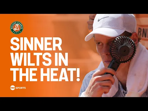 World number one Jannik Sinner CRASHES OUT of Roland-Garros 🫨 - YouTube thumbnail