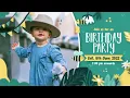 Latest Birt ay invitation Custom birt ay invitation Birt ay party Code-B07