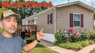 Never Buy a Mobile Home without knowing this first Must Watch