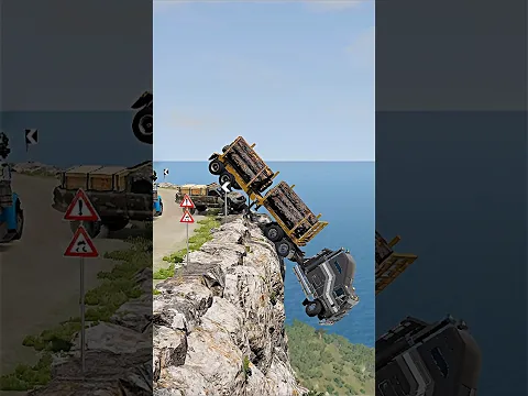 Realistic Highway Car Crashes #442