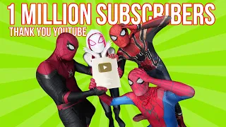We got the 1 MILLION Subscribers GOLD Play Button! SPIDER BROS SPECIAL VIDEO!
