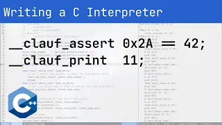 Simple Expressions and Statements - Writing a C interpreter