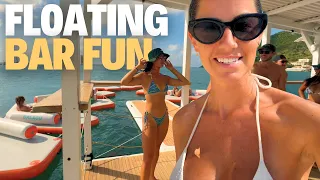 We Found the Ultimate Floating Bar Experience in St. Martin! 🏝️🍹 Ep-149