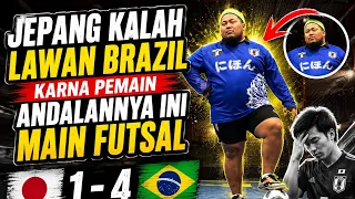 PEMAIN ANDALAN JEPANG INI KETINGGALAN DI LAPANGAN FUTSAL SAAT LAWAN BRAZIL