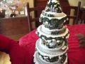 Thomas Kinkade Christmas Tree with Train