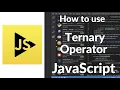 Download Lagu Cara Menggunakan Operator Terner dalam JavaScript | Sederhanakan if-else (Panduan Pemula 2025)