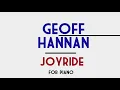 Geoff Hannan - Joyrider for Piano (2000) [Score-Video]