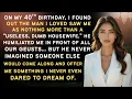 At My Birthday Party, My Husband Called Me A Dumb Housewife in Front of Everyone—But He Had No...