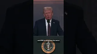 Donald Trump speaks remotely at World Economic Forum