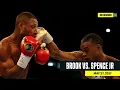 FULL FIGHT Kell Brook vs Errol Spence Jr DAZN REWIND