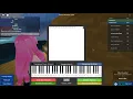 i play valiant hero by ockeroid on an roblox's got talent piano
