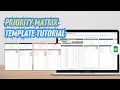 Create a Decision Matrix Eisenhower time management Template in Google Sheets - Step-by-Step Guide