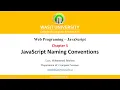 5 JavaScript Naming Conventions