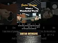 Download Lagu What a Wonderful World - Louis Armstrong | EASY Guitar Tutorial Chords  #guitar #guitartutorial