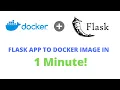 Creating A Python Flask App And Dockerizing It in 1 minute