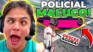 PAULINHO POLICIAL TACANDO O TERROR na CIDADE 😂 GTA RP (Modder Clips)
