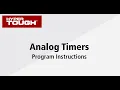 How to program your Hyper Tough Timer