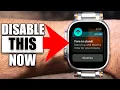 10 Apple Watch Settings You Should Turn OFF Immediately