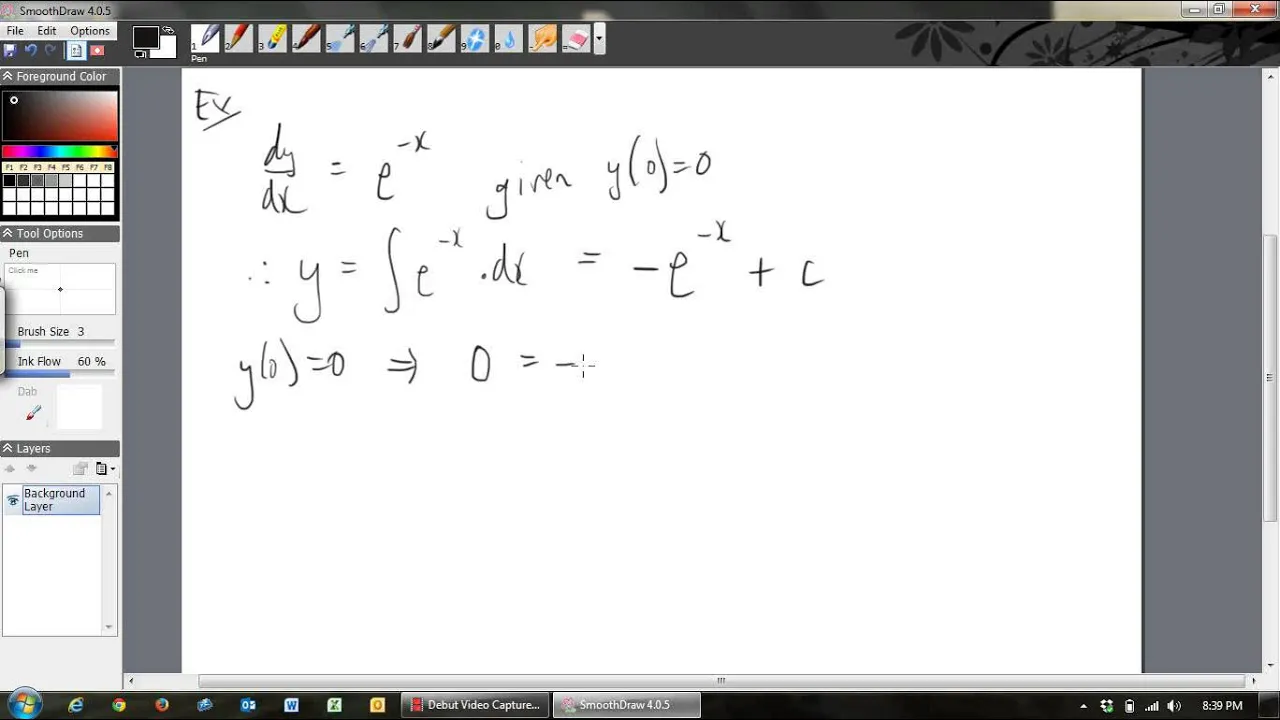 Differential equations - solving y'=f(x) and y''=f(x)