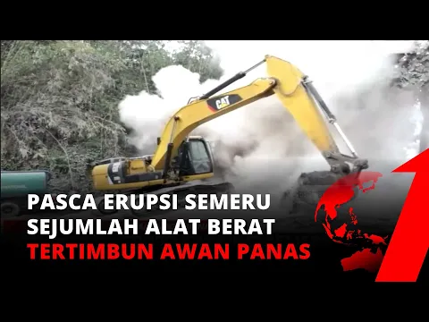 Pasca Erupsi Semeru, Material Abu Vulkanik Tenggelamkan Alat Berat Tambang | tvOne