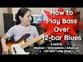 Download Lagu How to Play the Blues on Bass (3 ways- beginner, intermediate \u0026 advanced with tabs and playalong)
