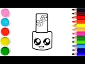 Colorful nails creative fun Let s draw and sparkle together
