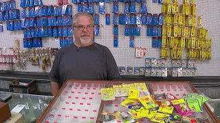 Bait and tackle shop contents being auctioned off