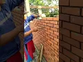 Lagu Teknik Pemasangan Bata merah, sangat rapi sekali. #short #rumahsiaphuni #rumahsemarang