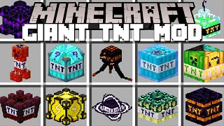Minecraft GIANT TNT ADDON / MORE TNT AND TNT WITHER BOSS MOD! (Minecraft Mods)