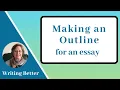 2 Making an Outline for an Essay