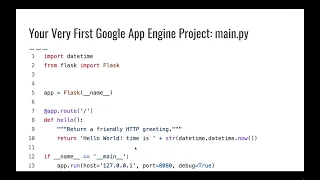 CS1520 Lecture 05 Your First Google App Engine Deployment